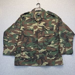 TRU TRUST USA Camo Military-Style Field Jacket Men’s Size L